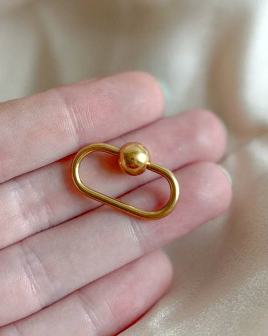 18K Gold Carabiner - Image 5