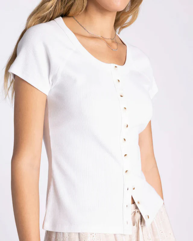 Adina Top in White - Image 3