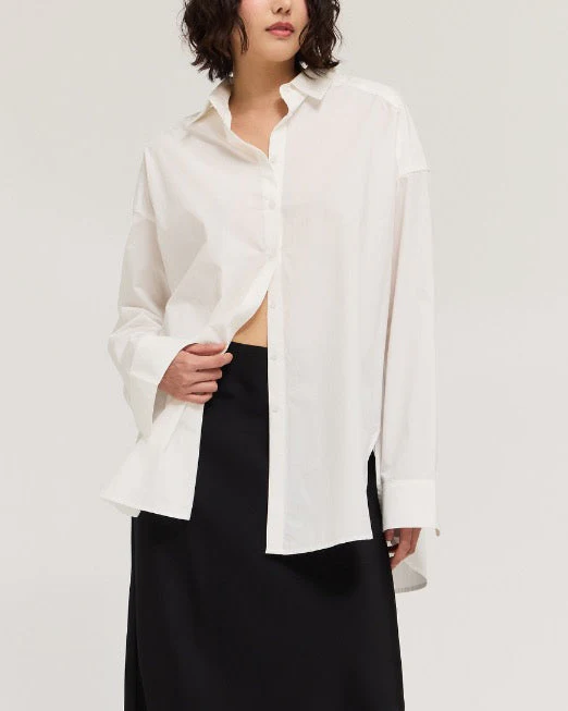 Agnes Oversized Shirt in Off White