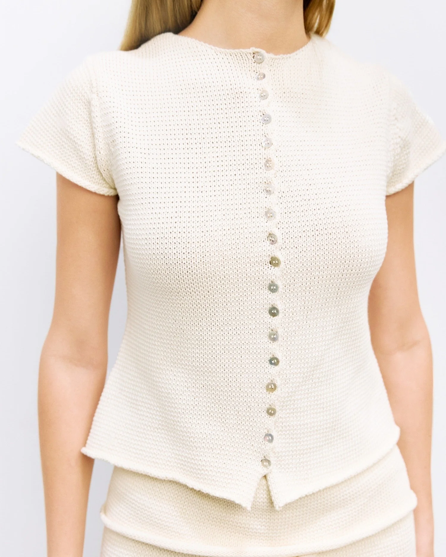 Alana Top in Ivory