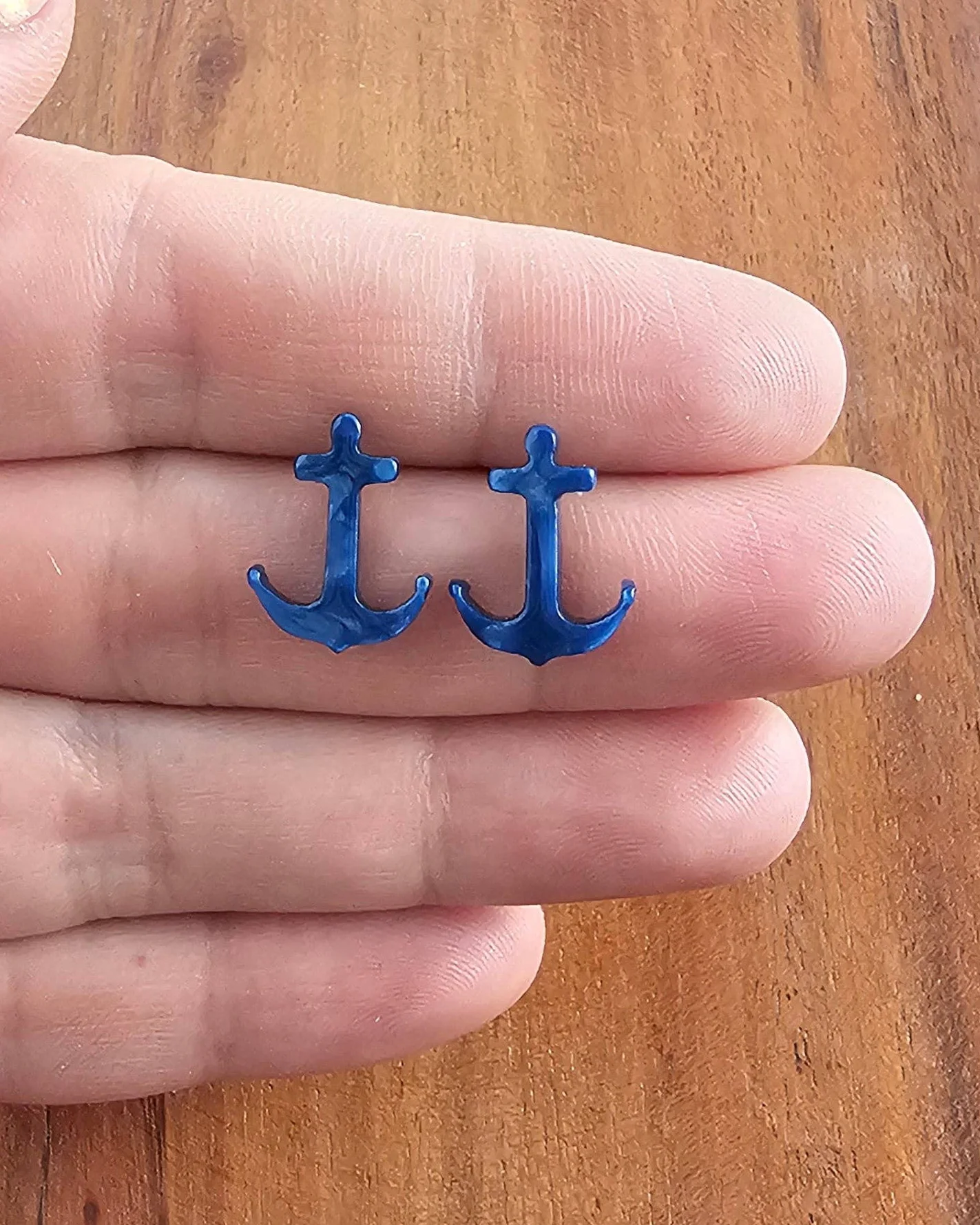 Anchor Studs - Navy - Image 4