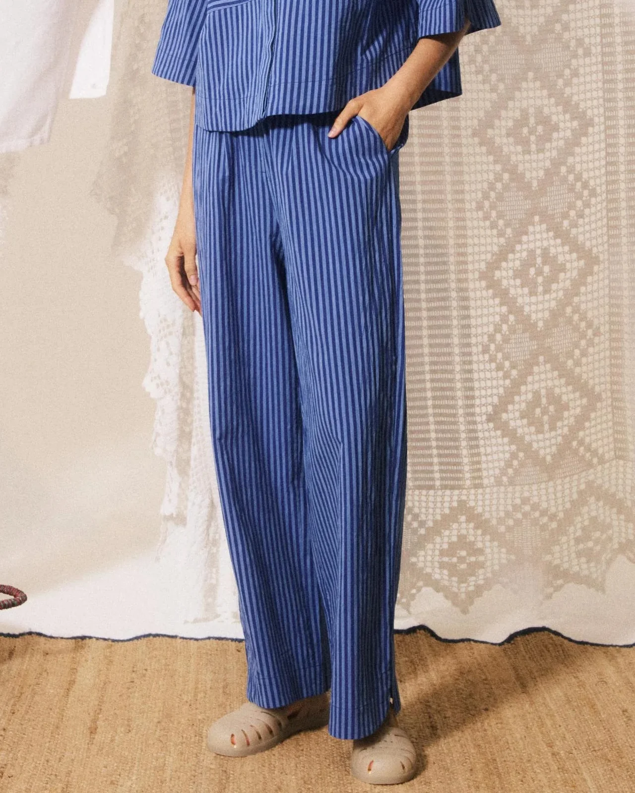 Anna Pant in Electriic Blue