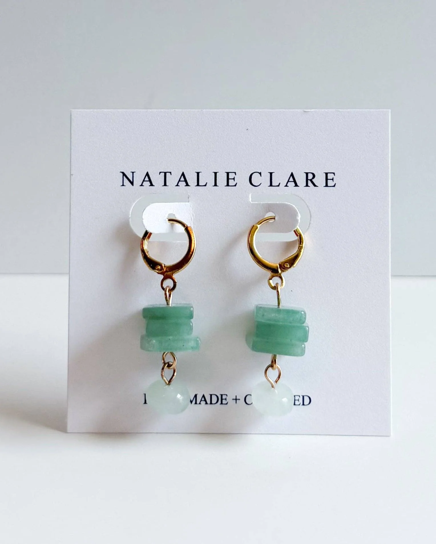 Aventurine Dangle Earrings - Image 2