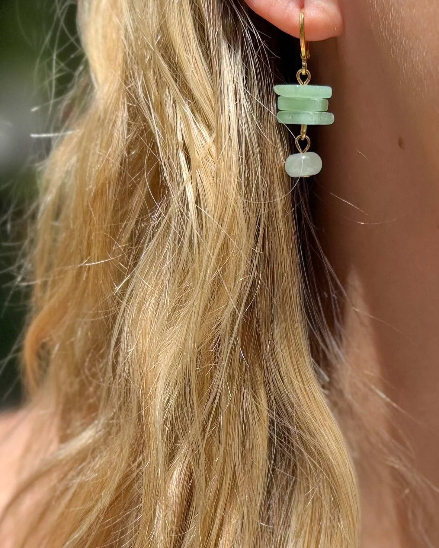 Aventurine Dangle Earrings - Image 4