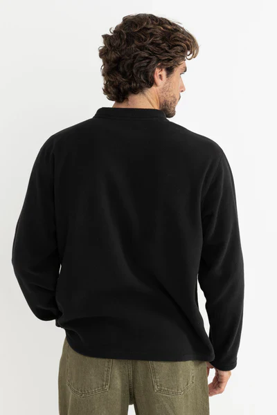Awake Polar Fleece in Black - Image 3