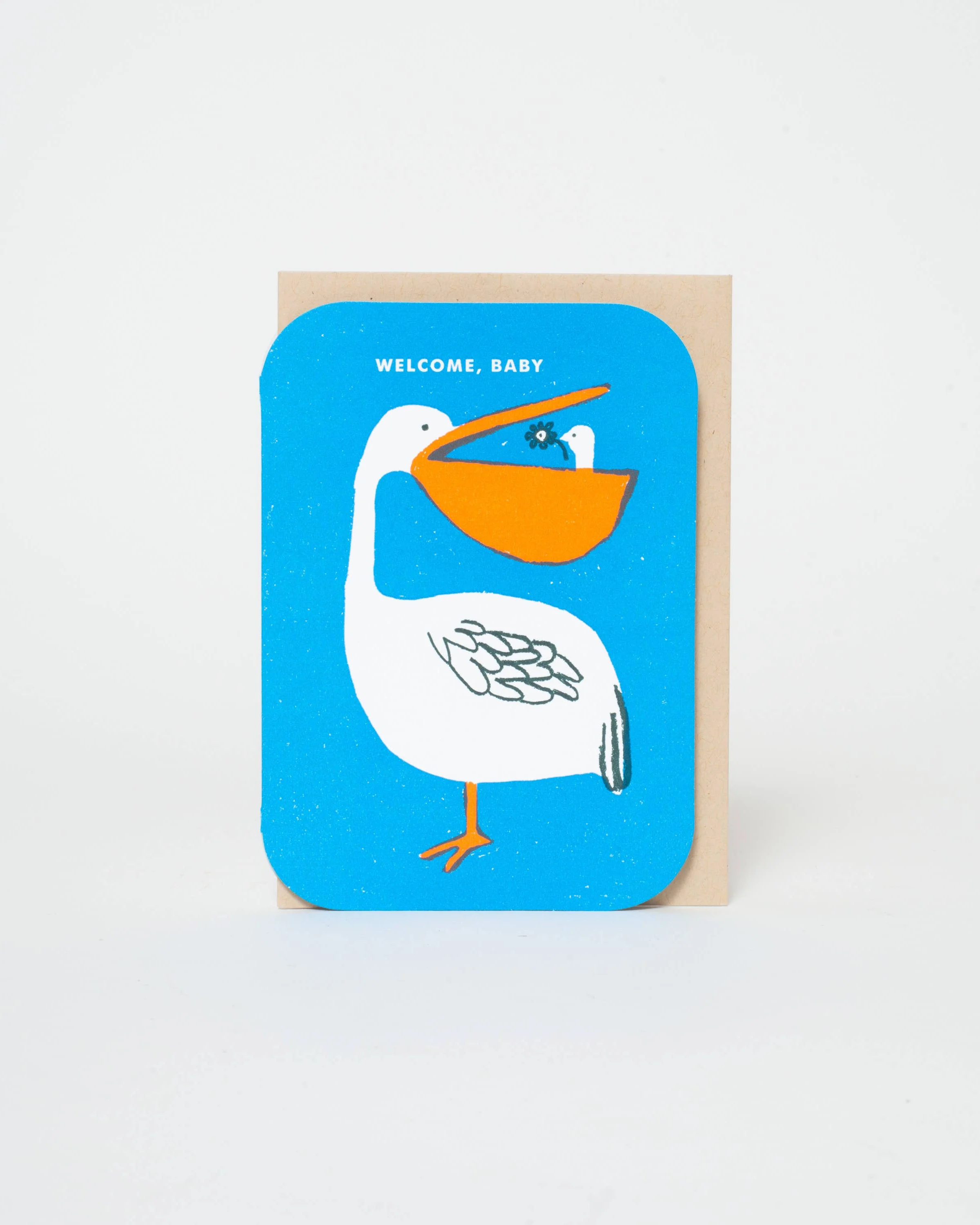 Baby Congrats Pelican Welcome Card