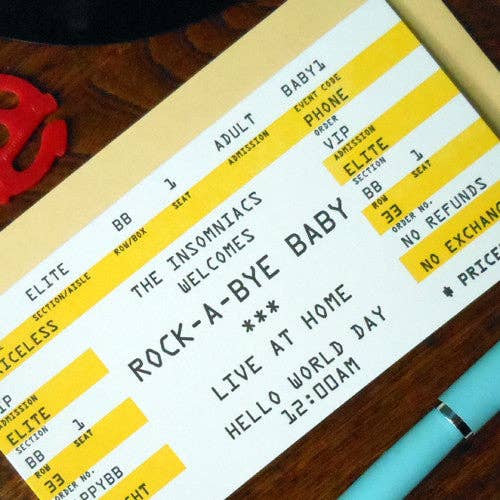 Baby Rock Ticket - Image 3