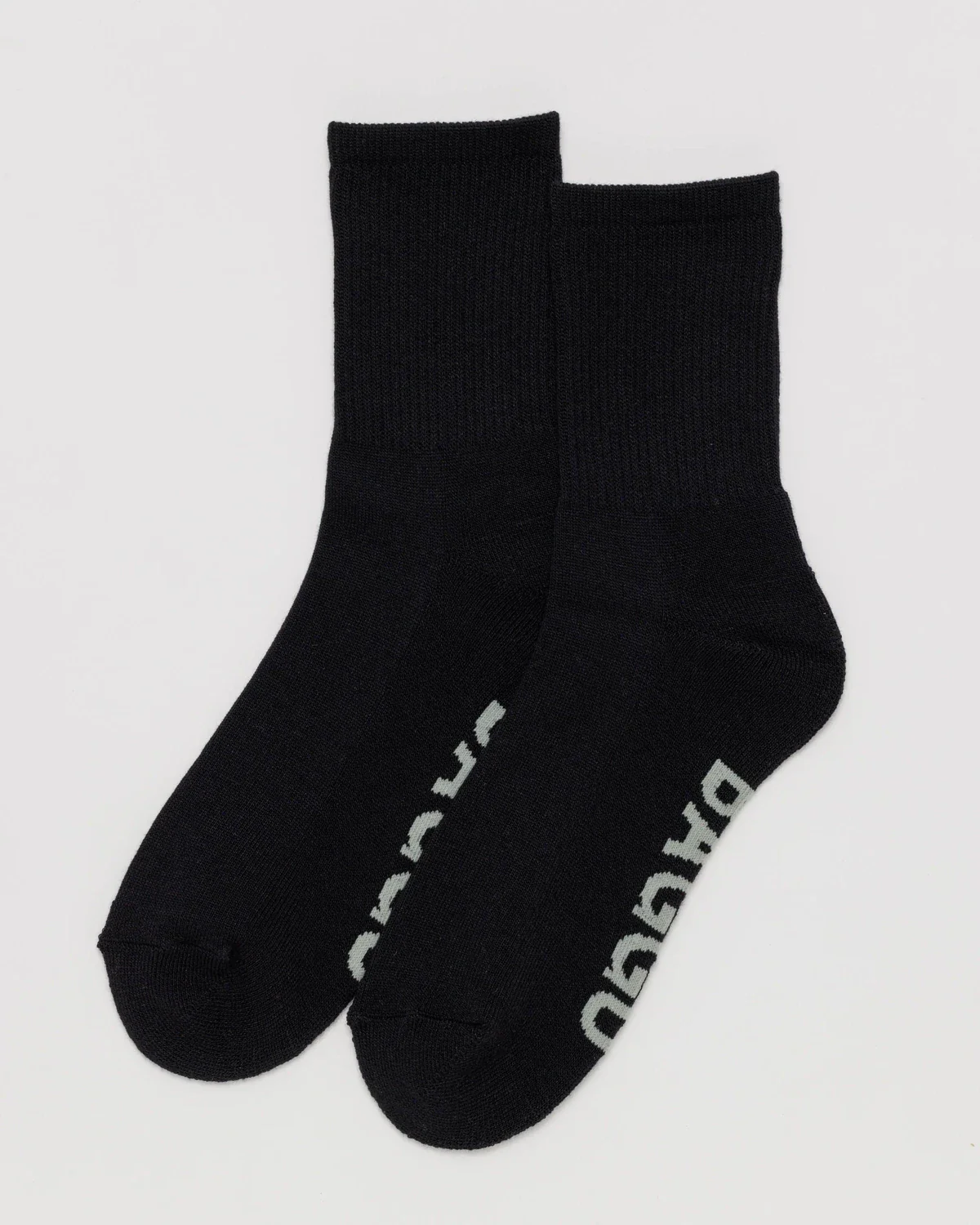 Baggu Ribbed Sock in Black
