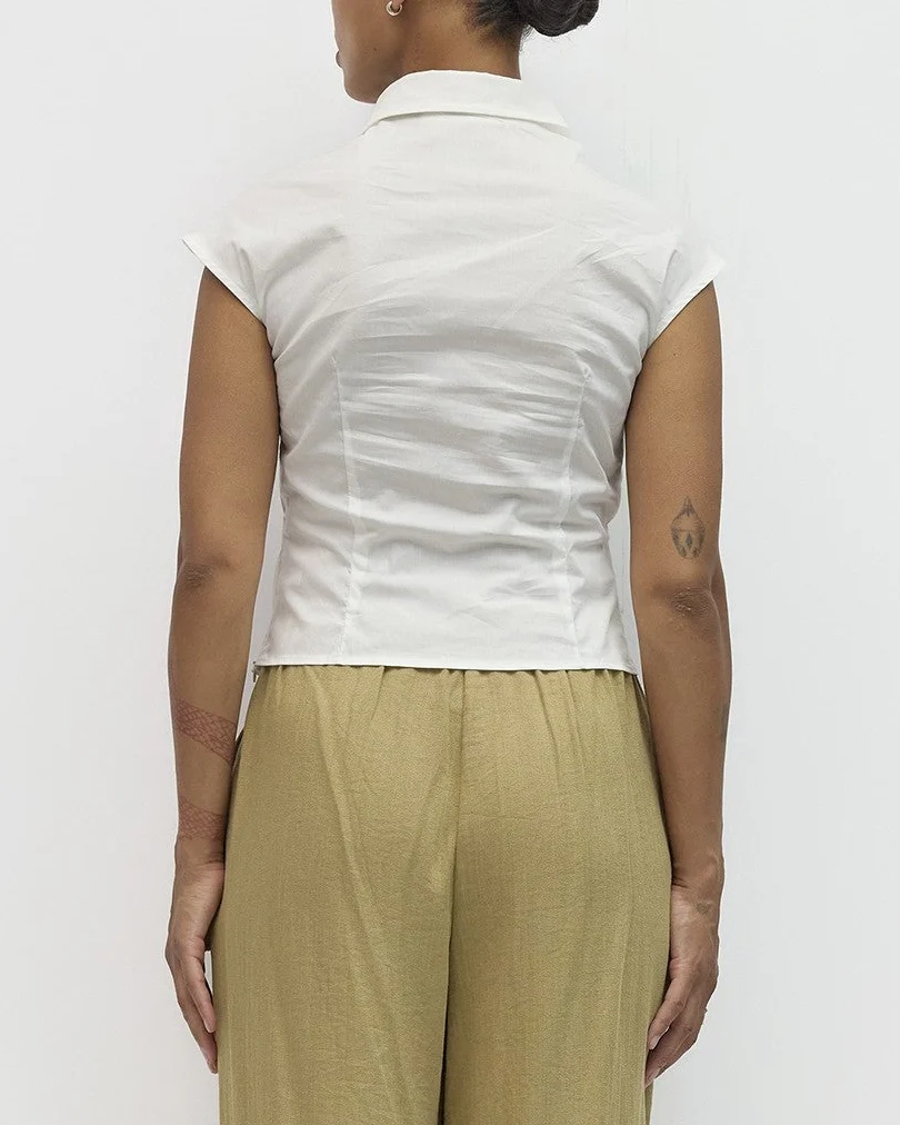 Becky Top in White - Image 3
