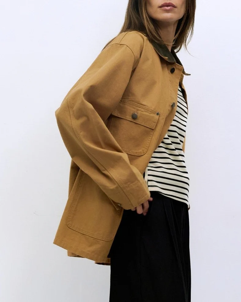 Bianca Jacket in Khaki - Image 5