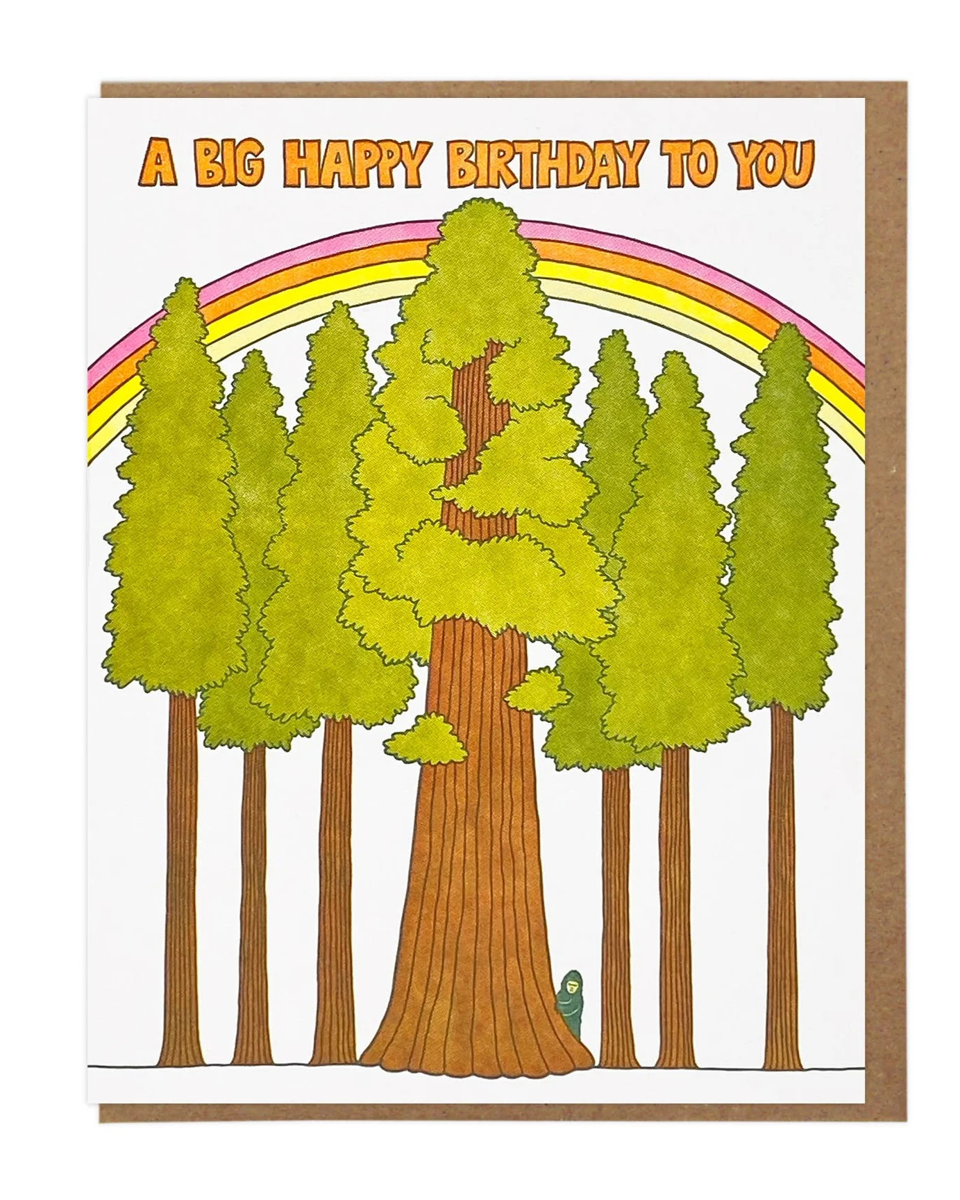 Big Happy Birthday Bigfoot Card