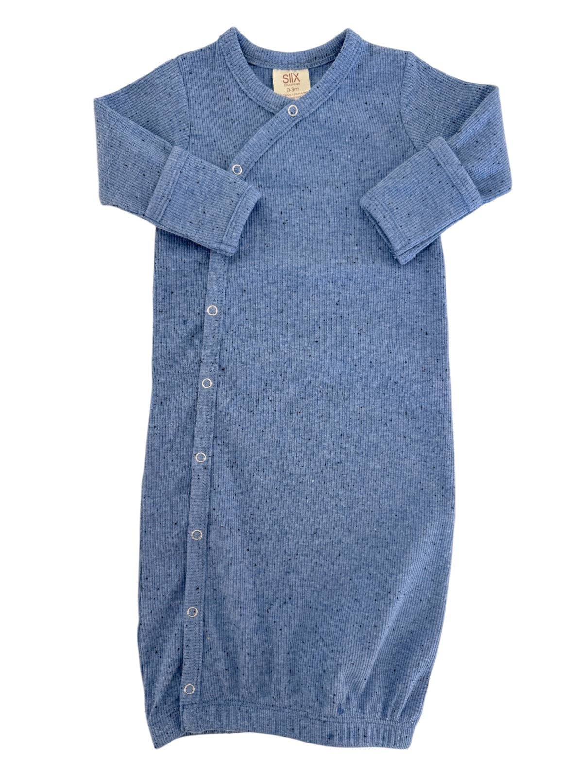 Gown in Blue Speckle