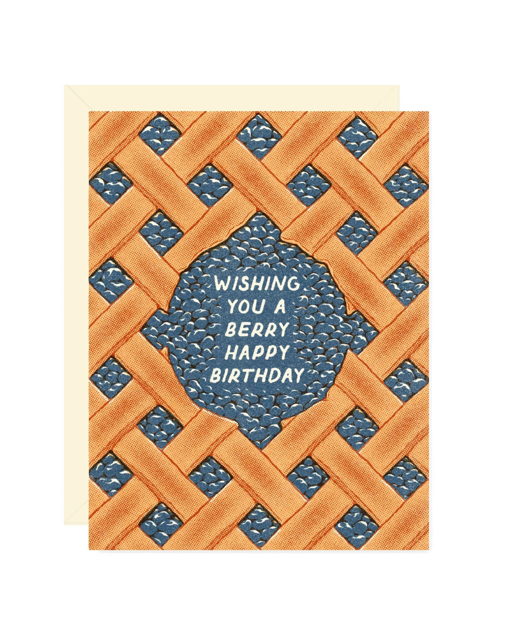 Blueberry Pie Birthday Card