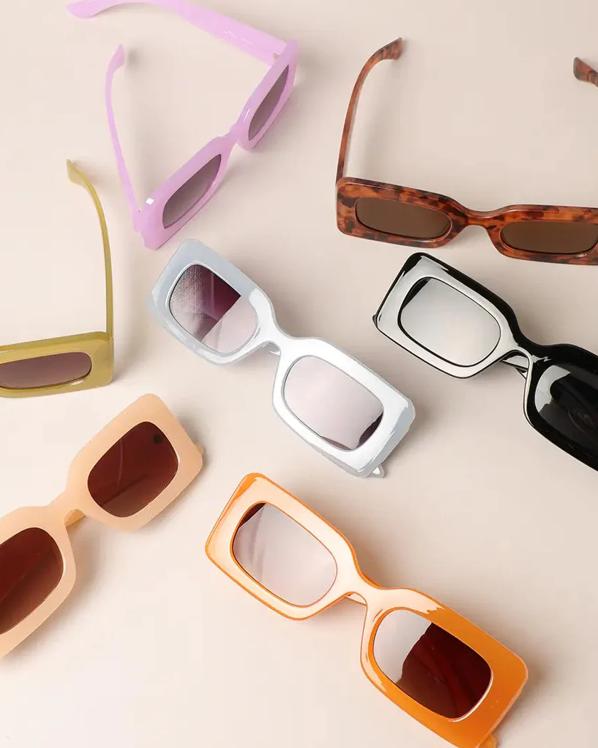 Bold Rectangular Sunglasses