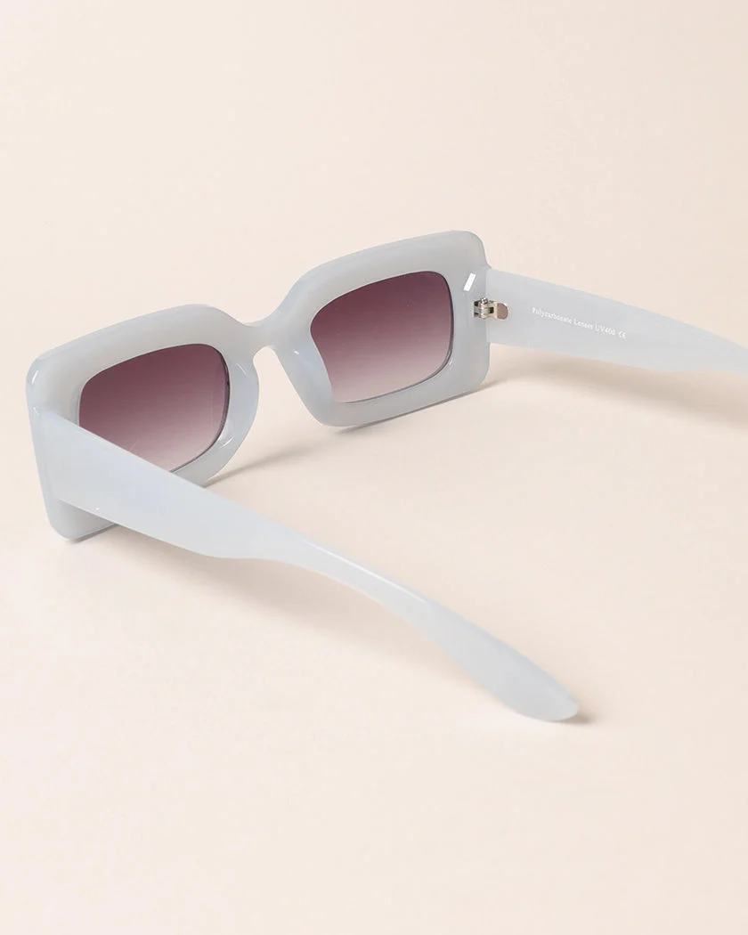 Bold Rectangular Sunglasses - Image 6