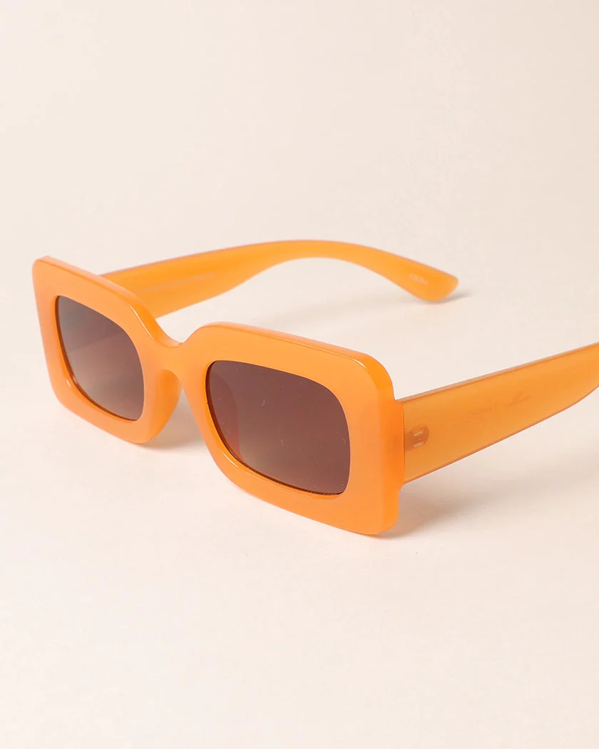 Bold Rectangular Sunglasses - Image 7