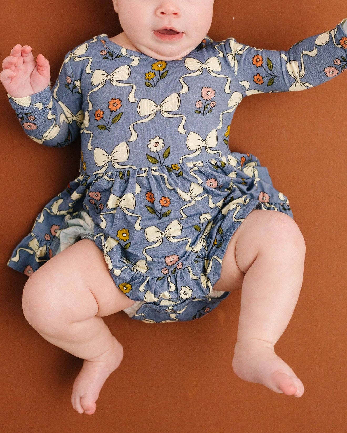 Bow Blooms Bodysuit Dress