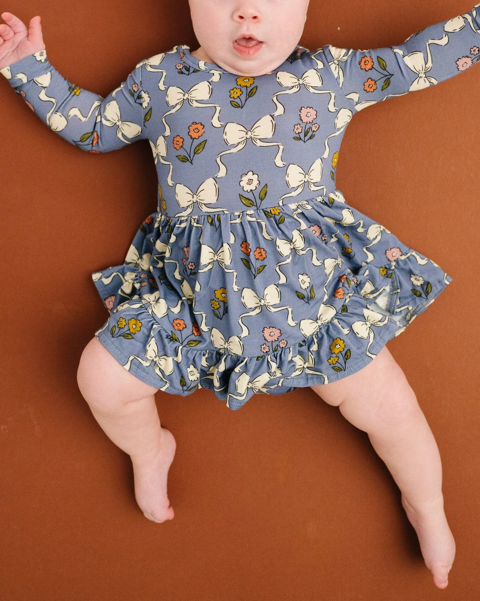 Bow Blooms Bodysuit Dress - Image 2