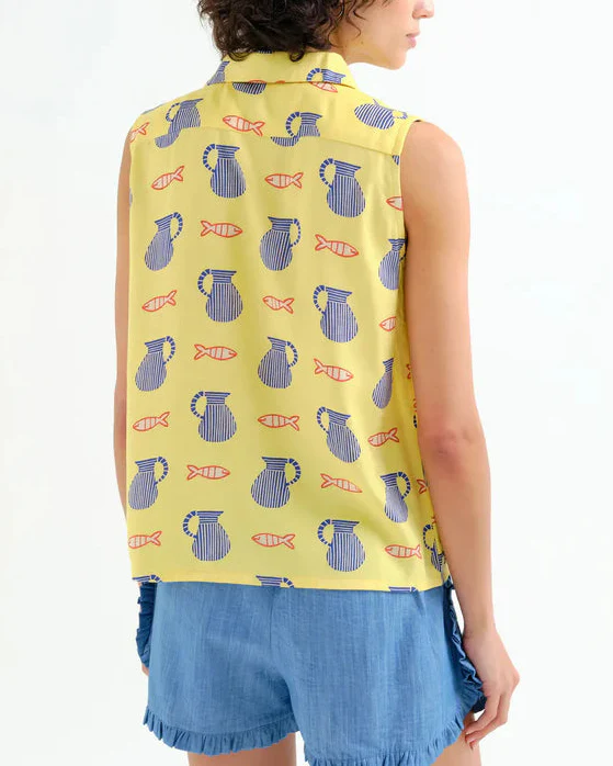 Brava Shirt in Yellow - Image 3