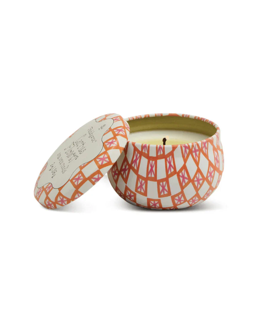 Cactus Flower Tin Candle