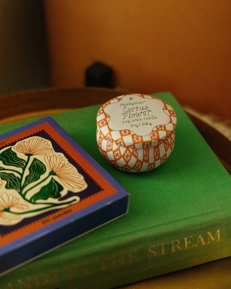 Cactus Flower Tin Candle - Image 2