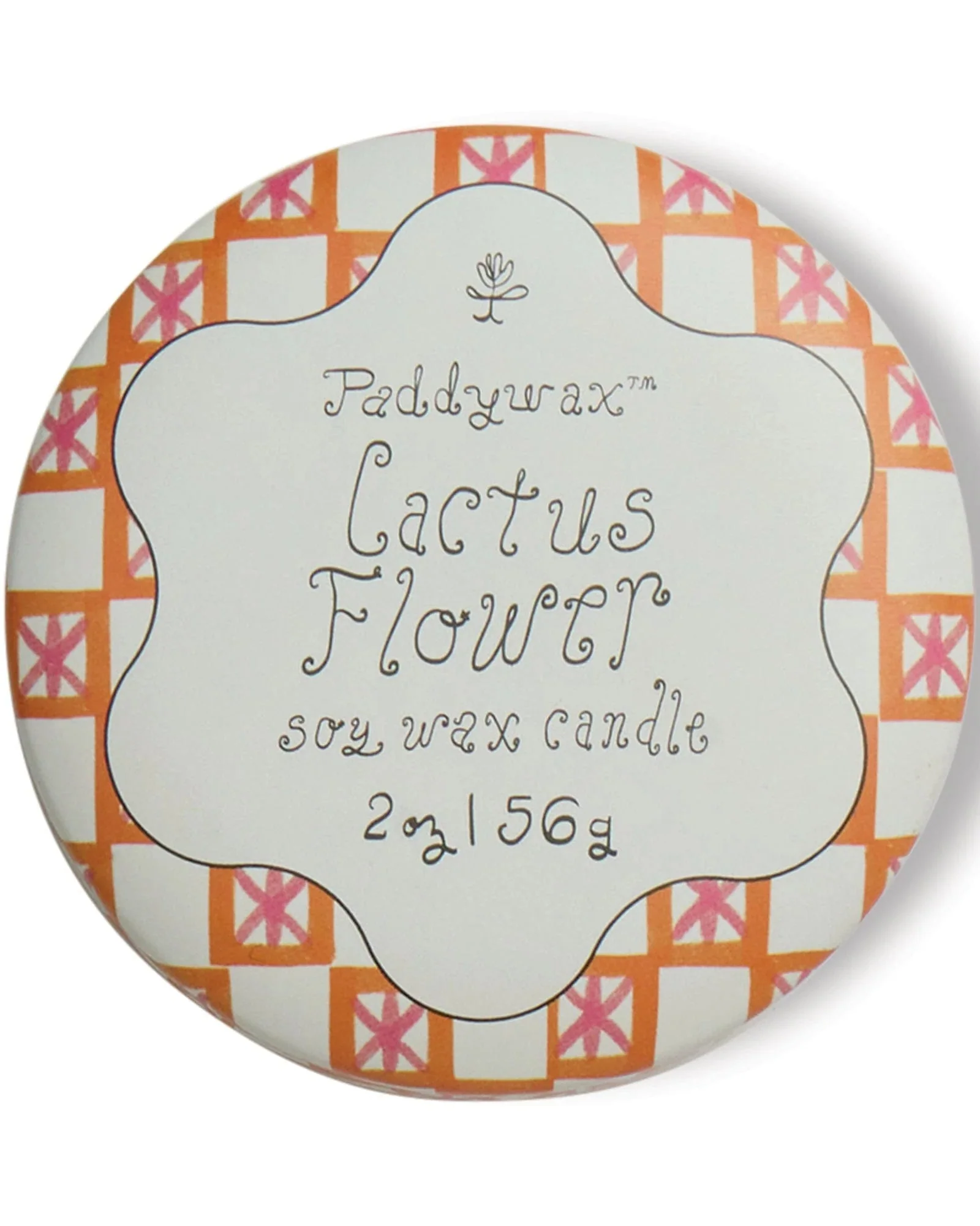 Cactus Flower Tin Candle - Image 3