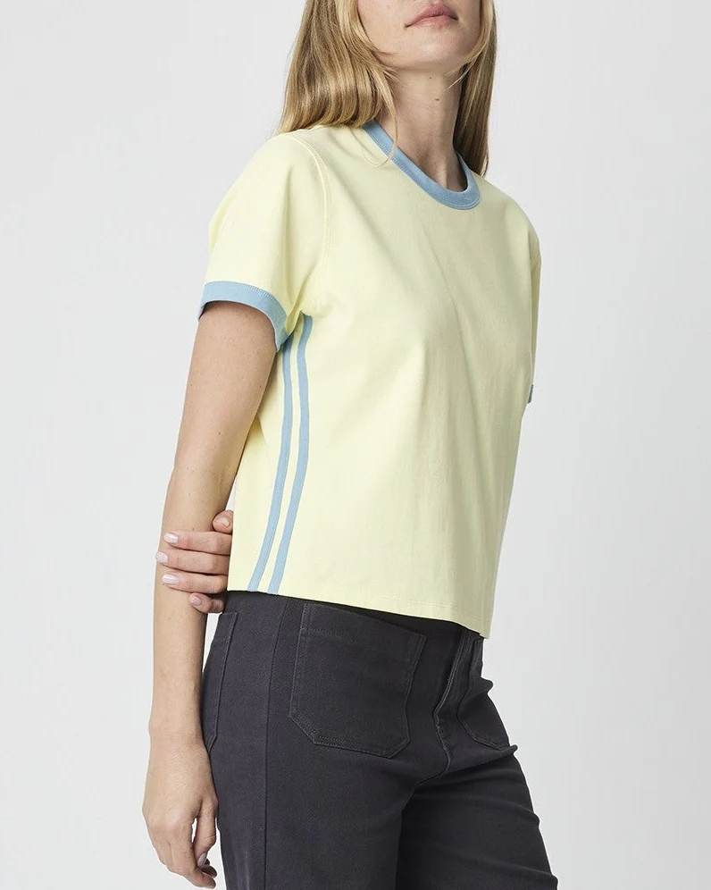Cait Top in Yellow/Blue - Image 2