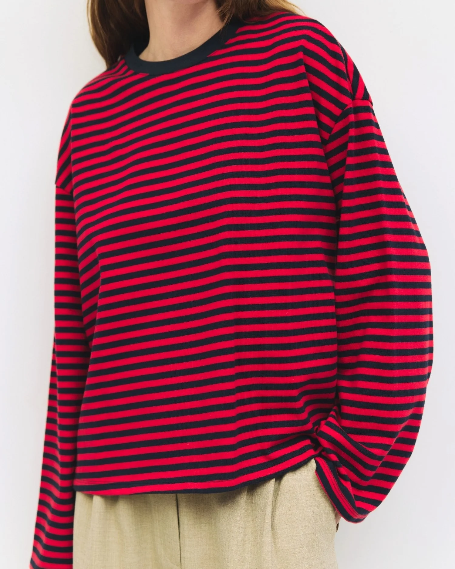 Callahan Top in Navy/Red - Image 4