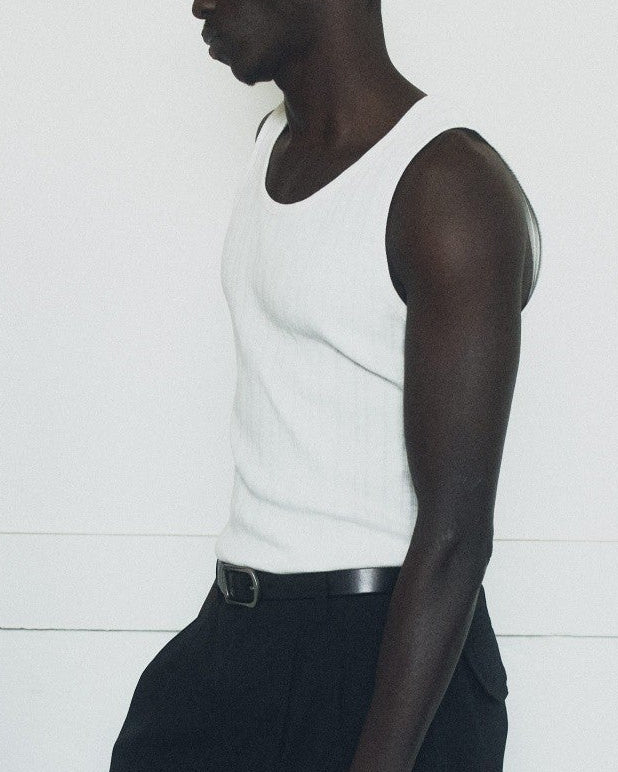 Callum Tank in White - Image 2