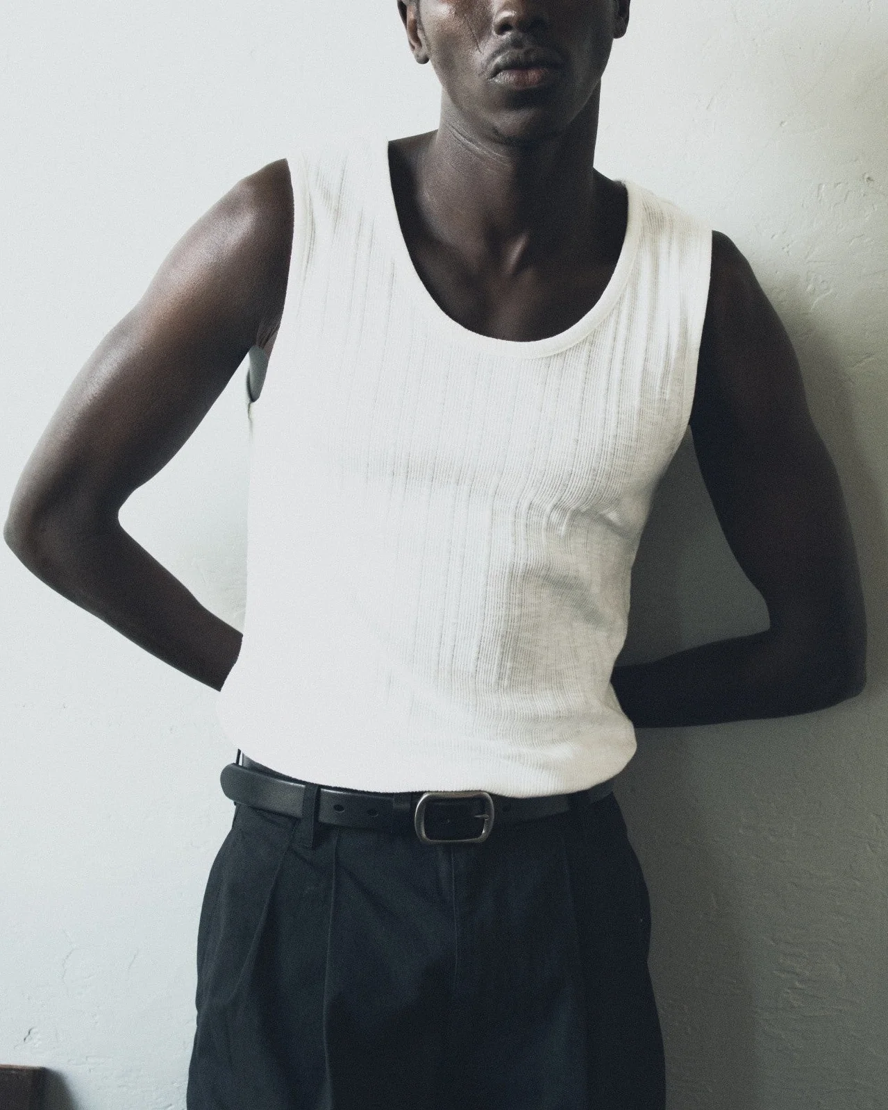 Callum Tank in White - Image 3