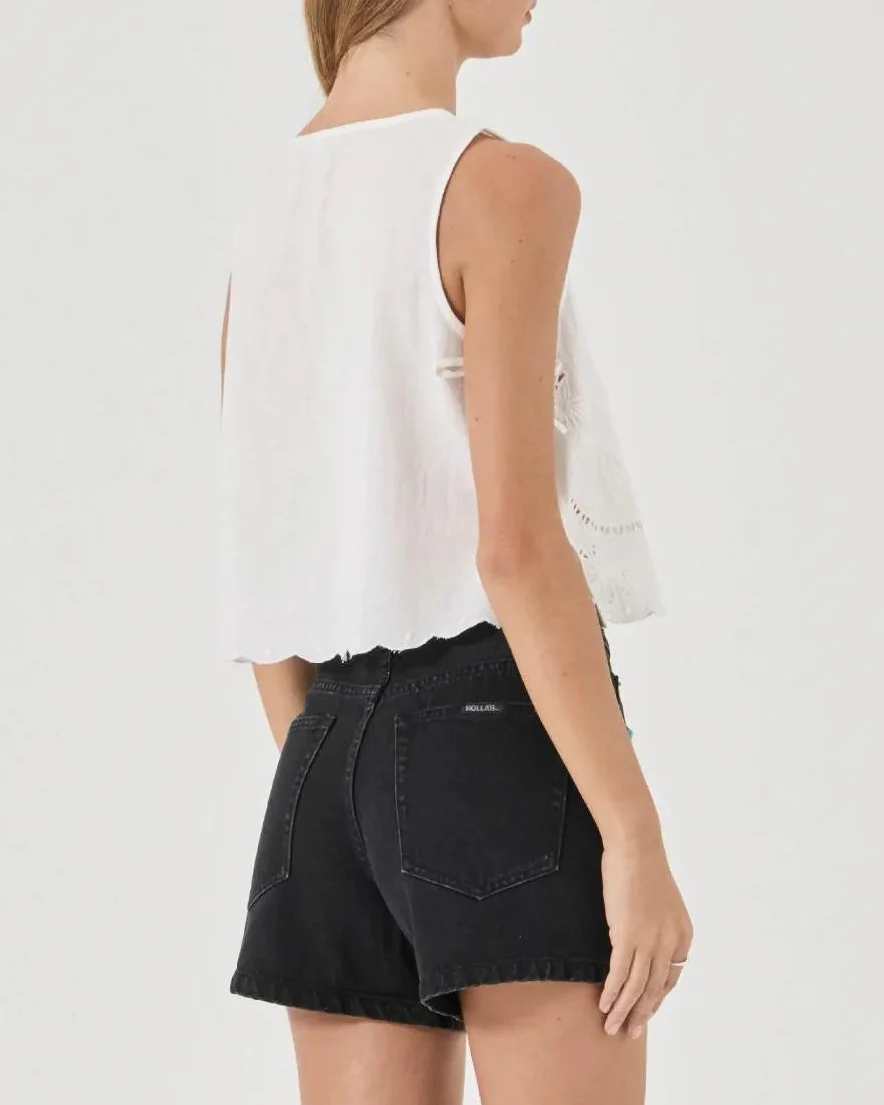 Camille Top in White - Image 2