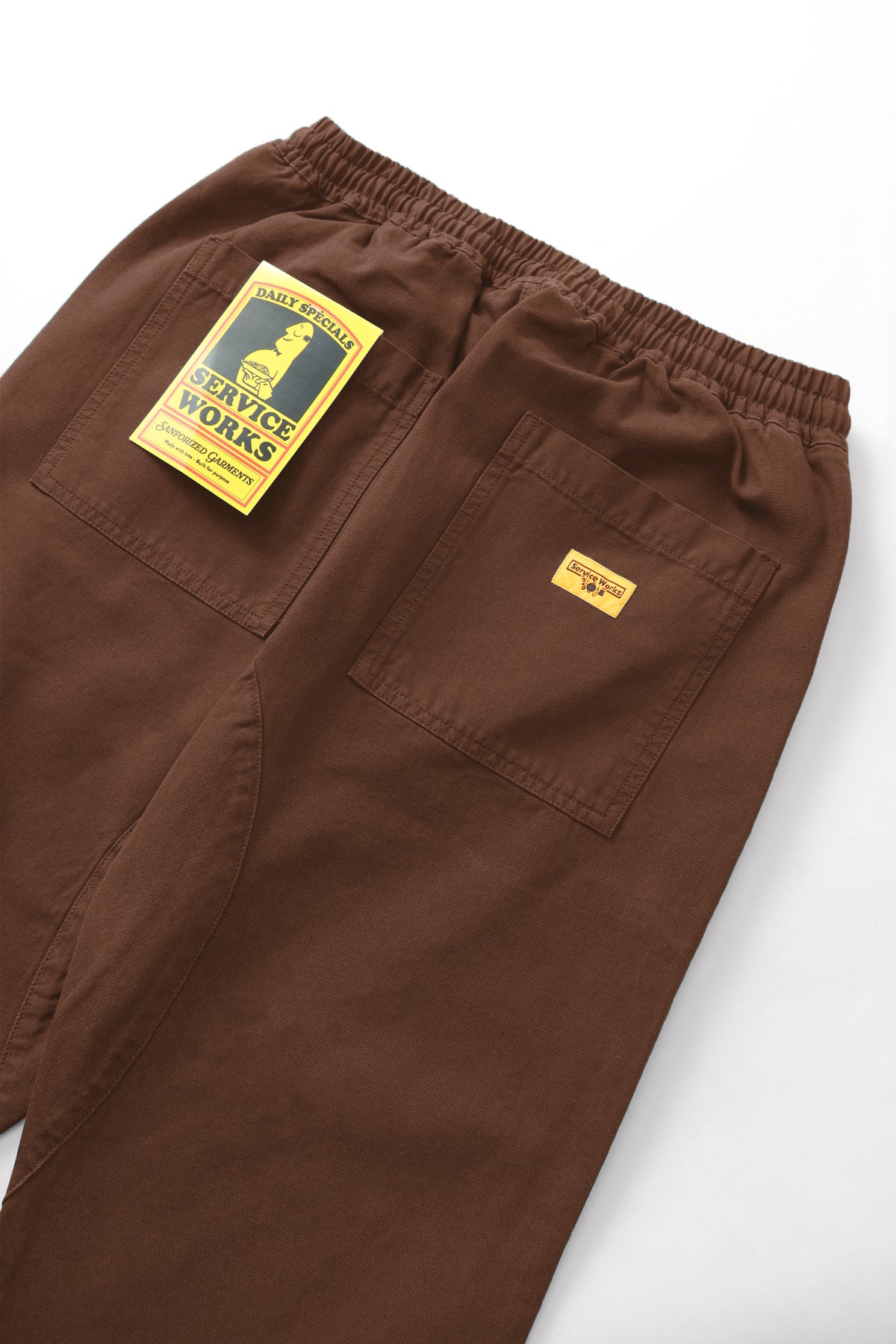 Canvas Chef Pant in Brown - Image 3