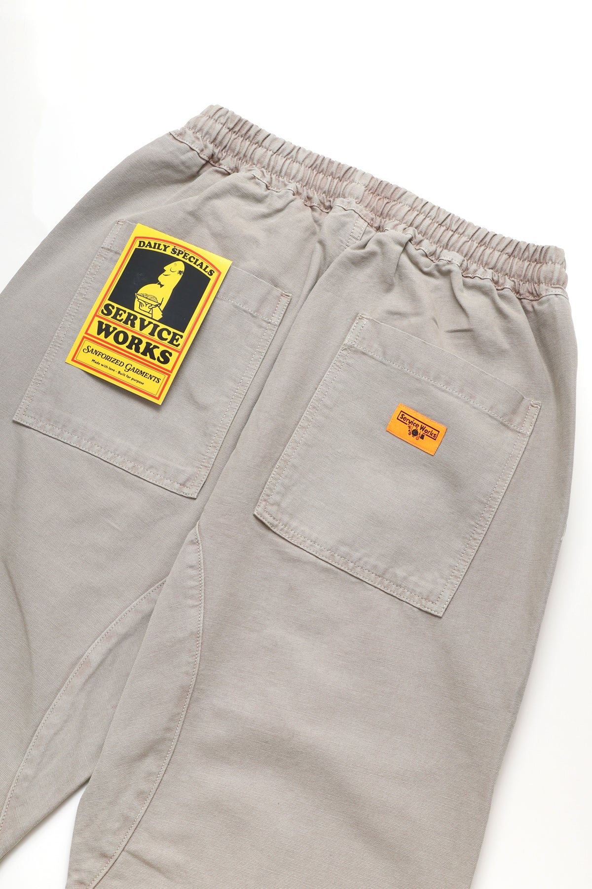 Canvas Chef Pant in Stone - Image 4