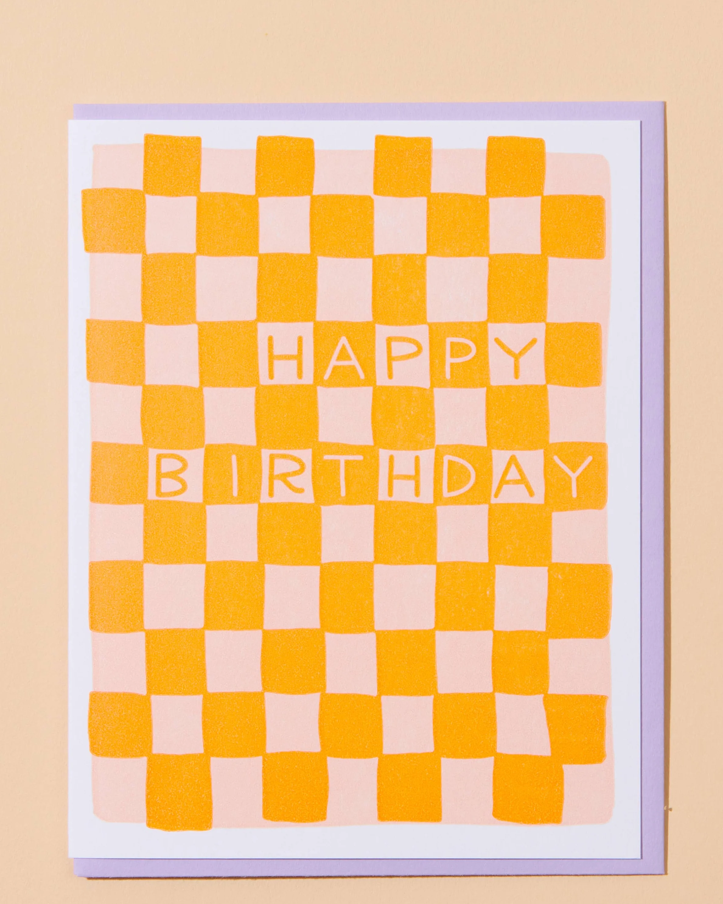 Checkerboard Birthday Card