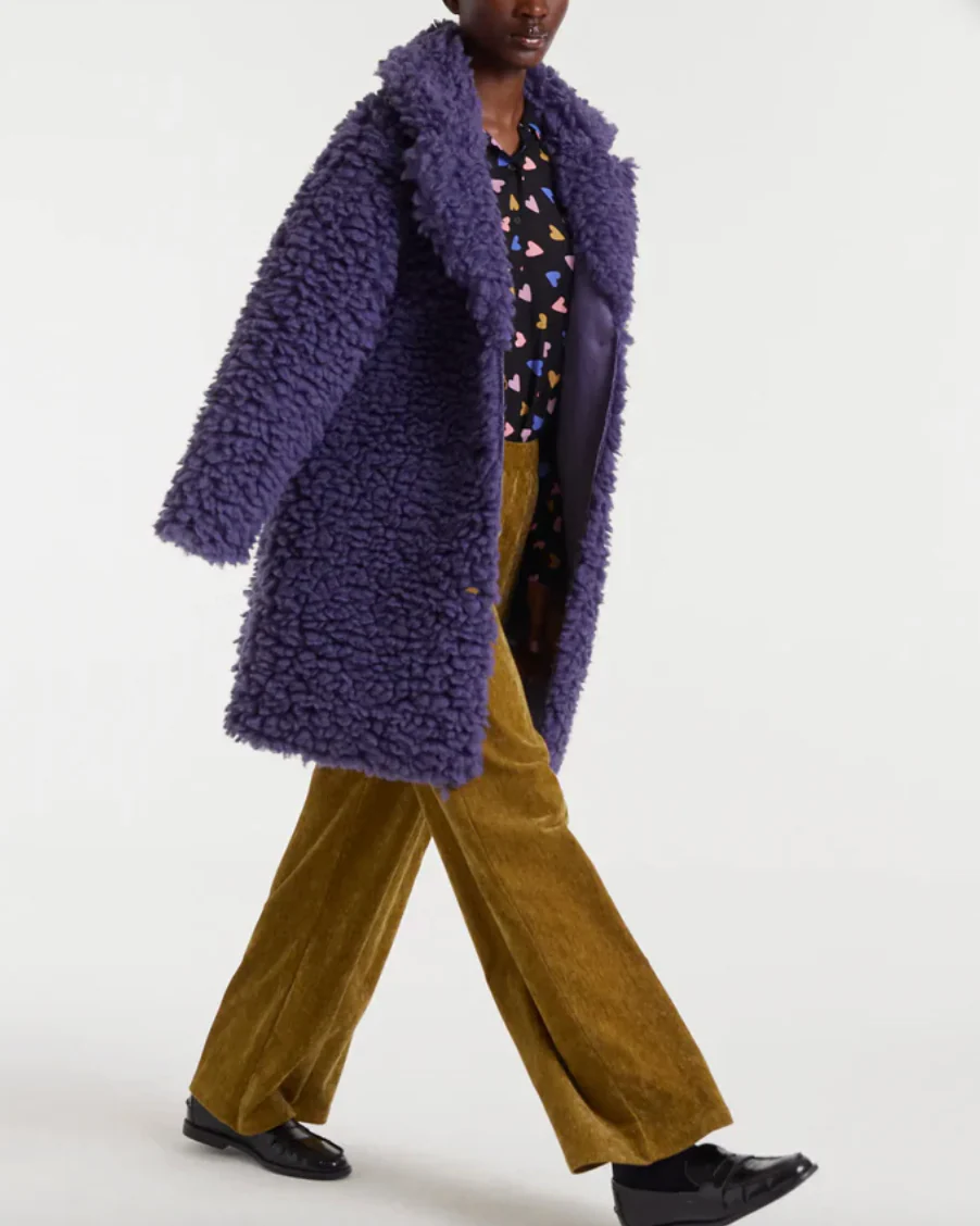 Chenille Trousers in Olive Green - Image 5
