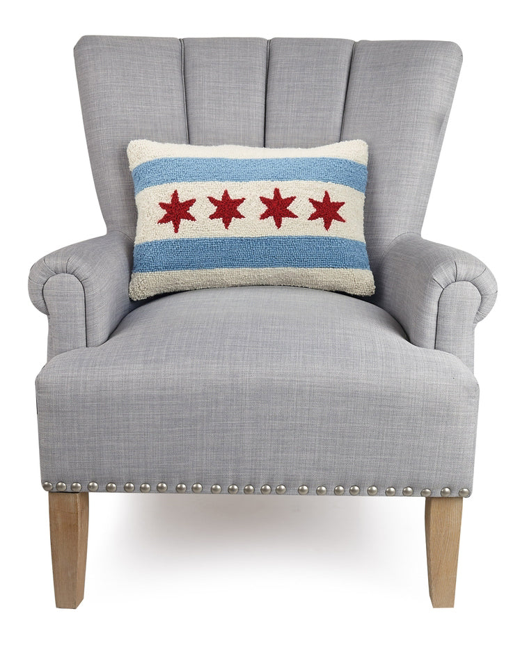 Chicago Flag Pillow - Image 3