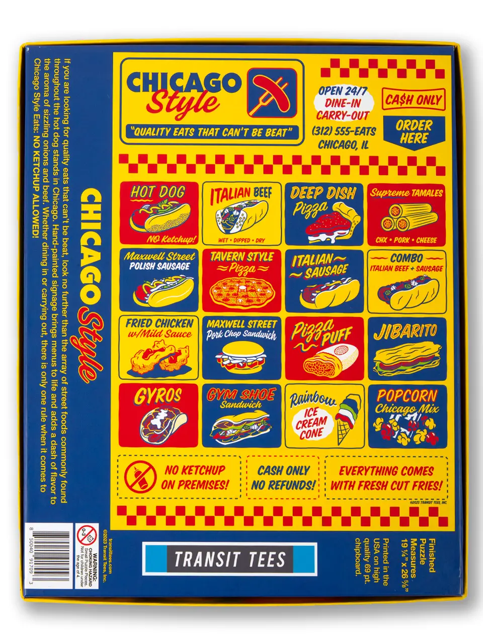 Chicago Style Eats 1000 Piece Puzzle - Image 3