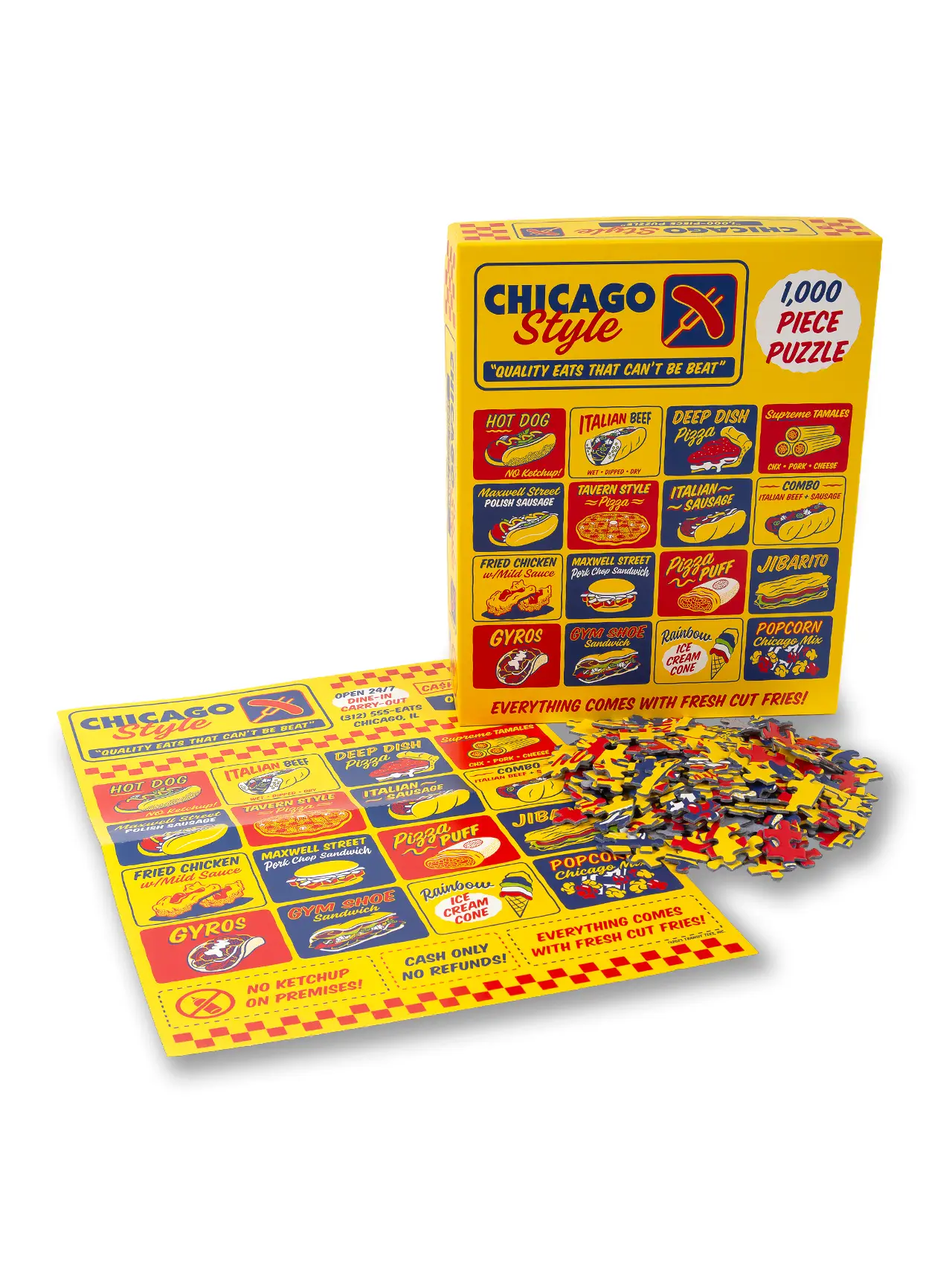 Chicago Style Eats 1000 Piece Puzzle - Image 4