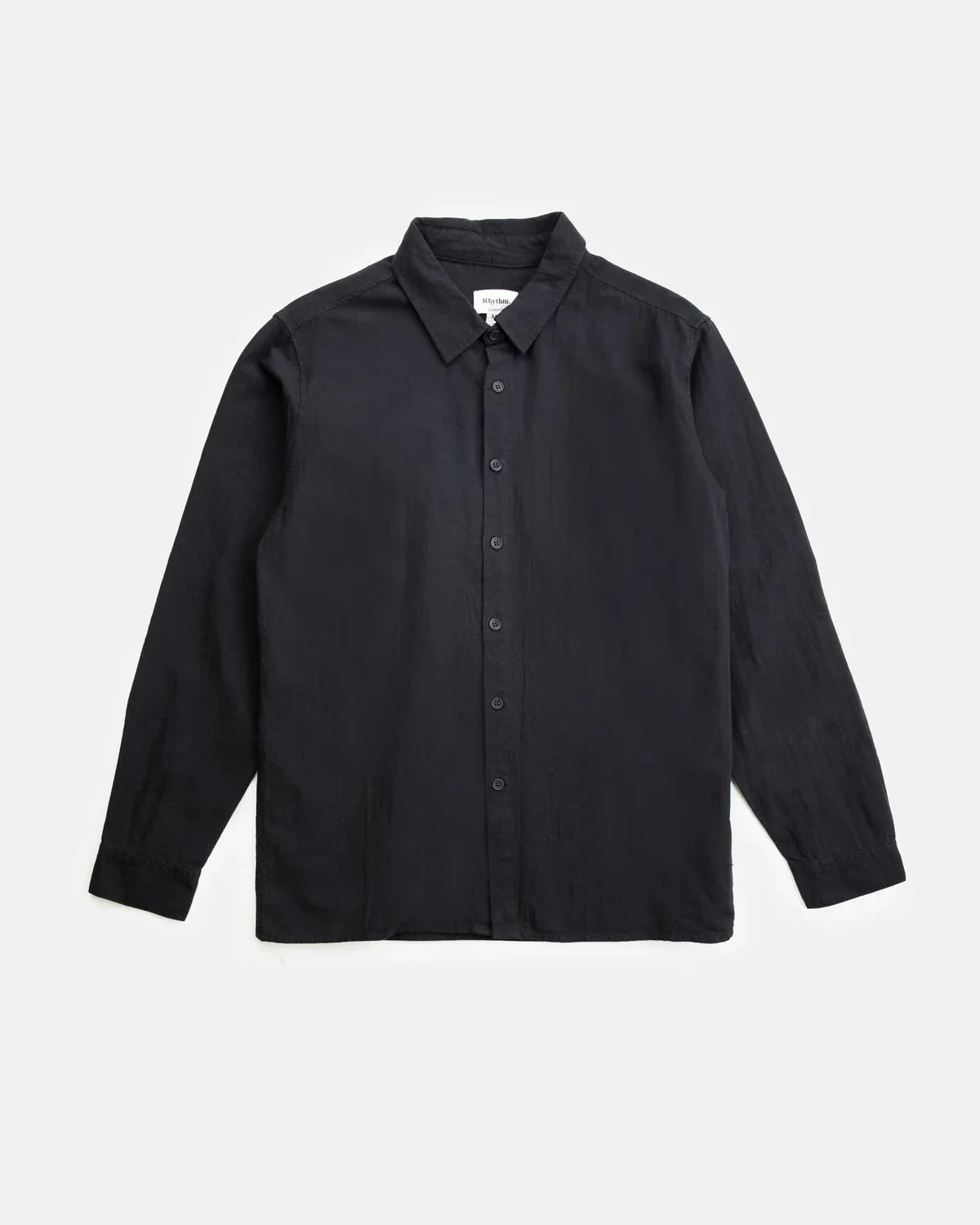 Classic Linen LS Shirt in Vintage Black - Image 5