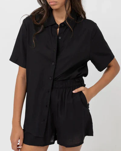 Classic Lounge Shirt in Black