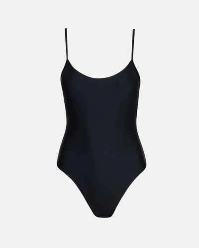 Classic Minimal One Piece in Black - Image 5