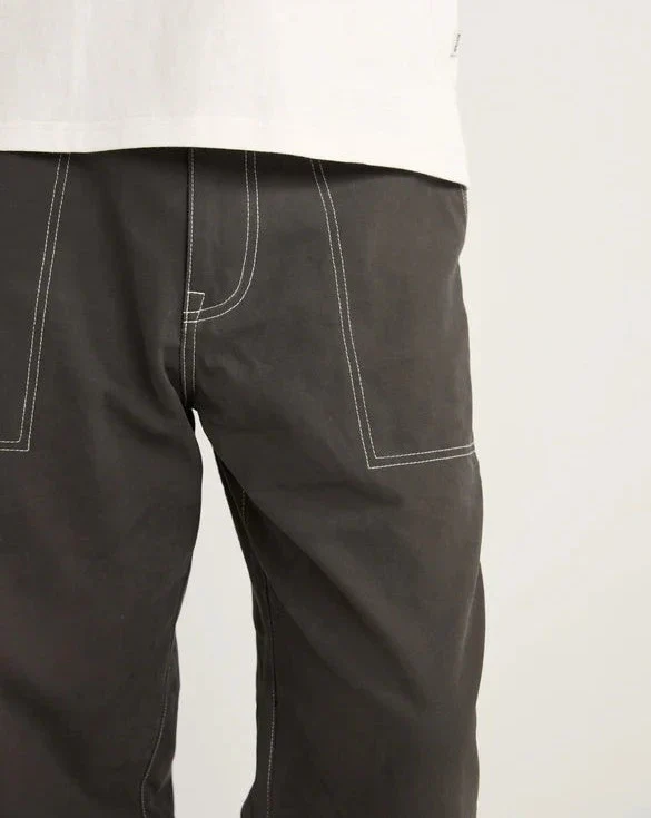 Contrast Stitch Carpenter Pant in Black - Image 5
