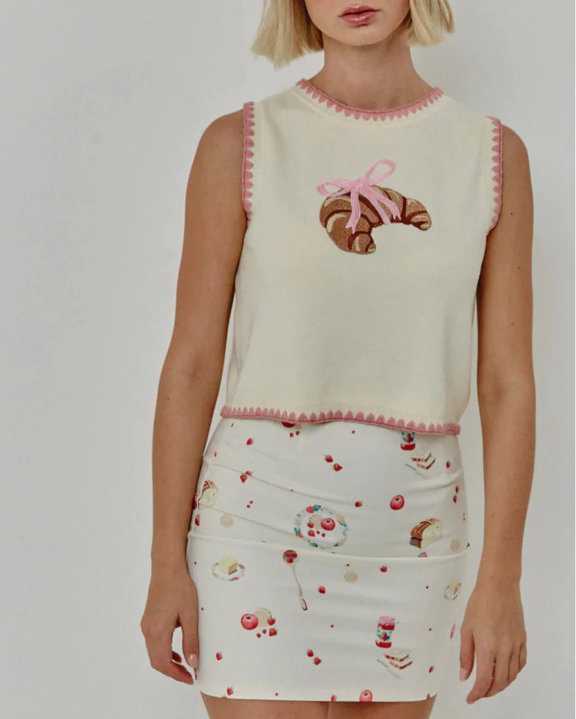 Croissant Knitted Tank - Image 3