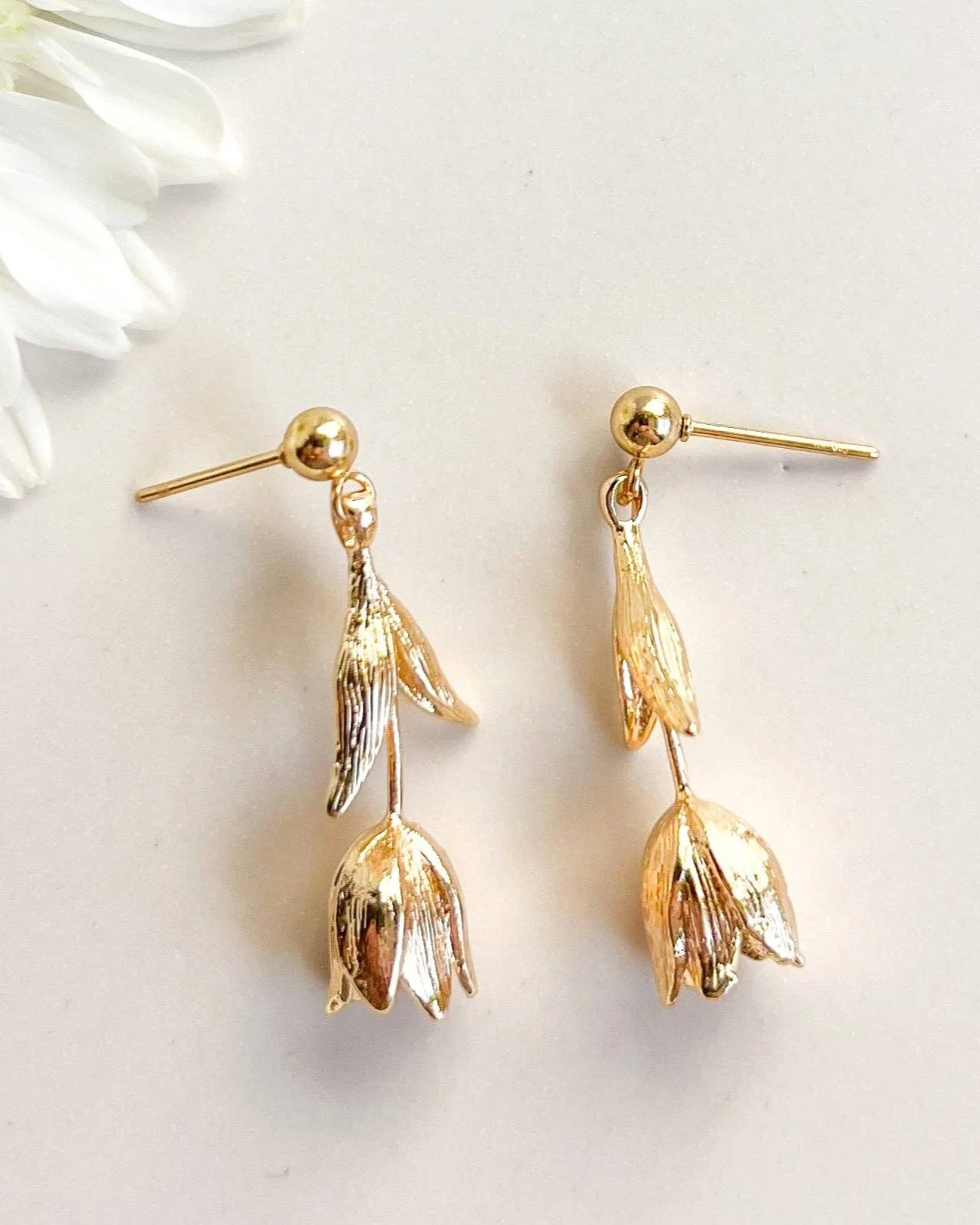 Dangle Tulip Earrings