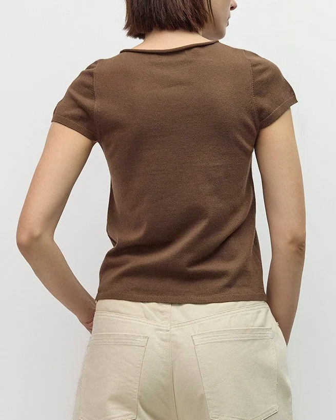 Dara Top in Brown - Image 4