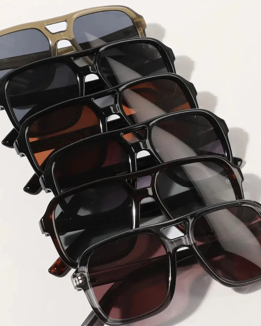 Dark Tinted Square Sunglasses