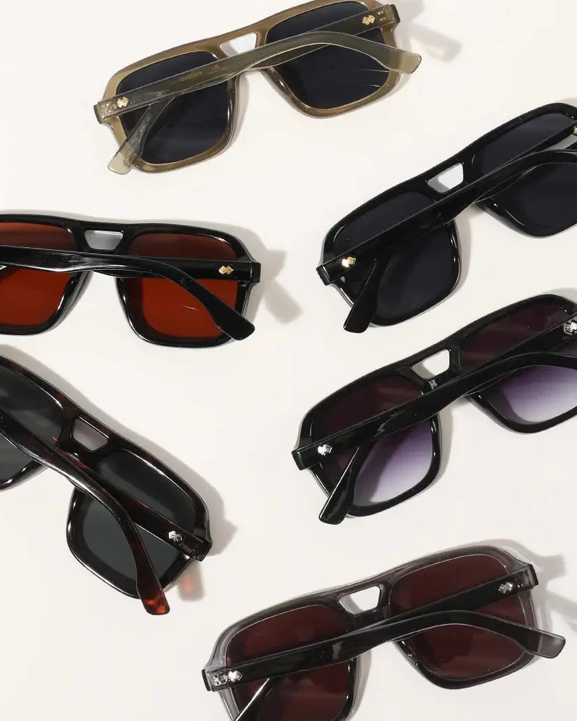 Dark Tinted Square Sunglasses - Image 4