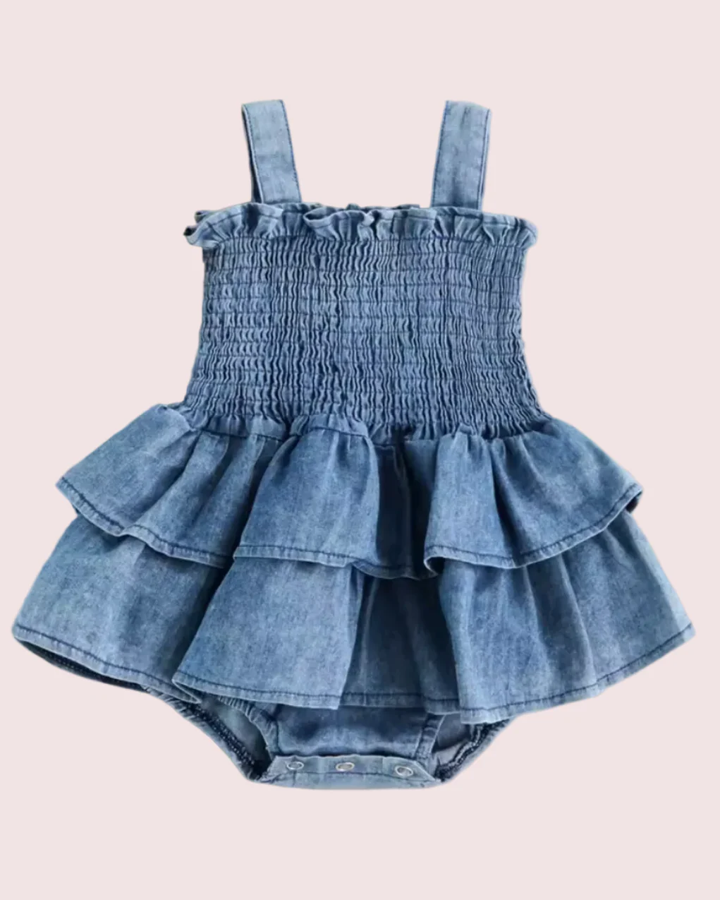 Denim Romper