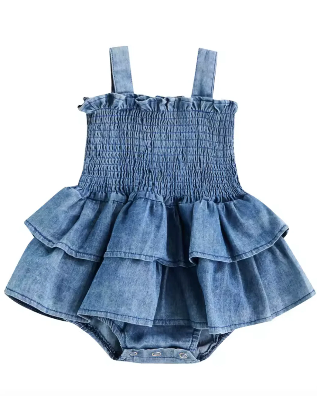 Denim Romper - Image 2