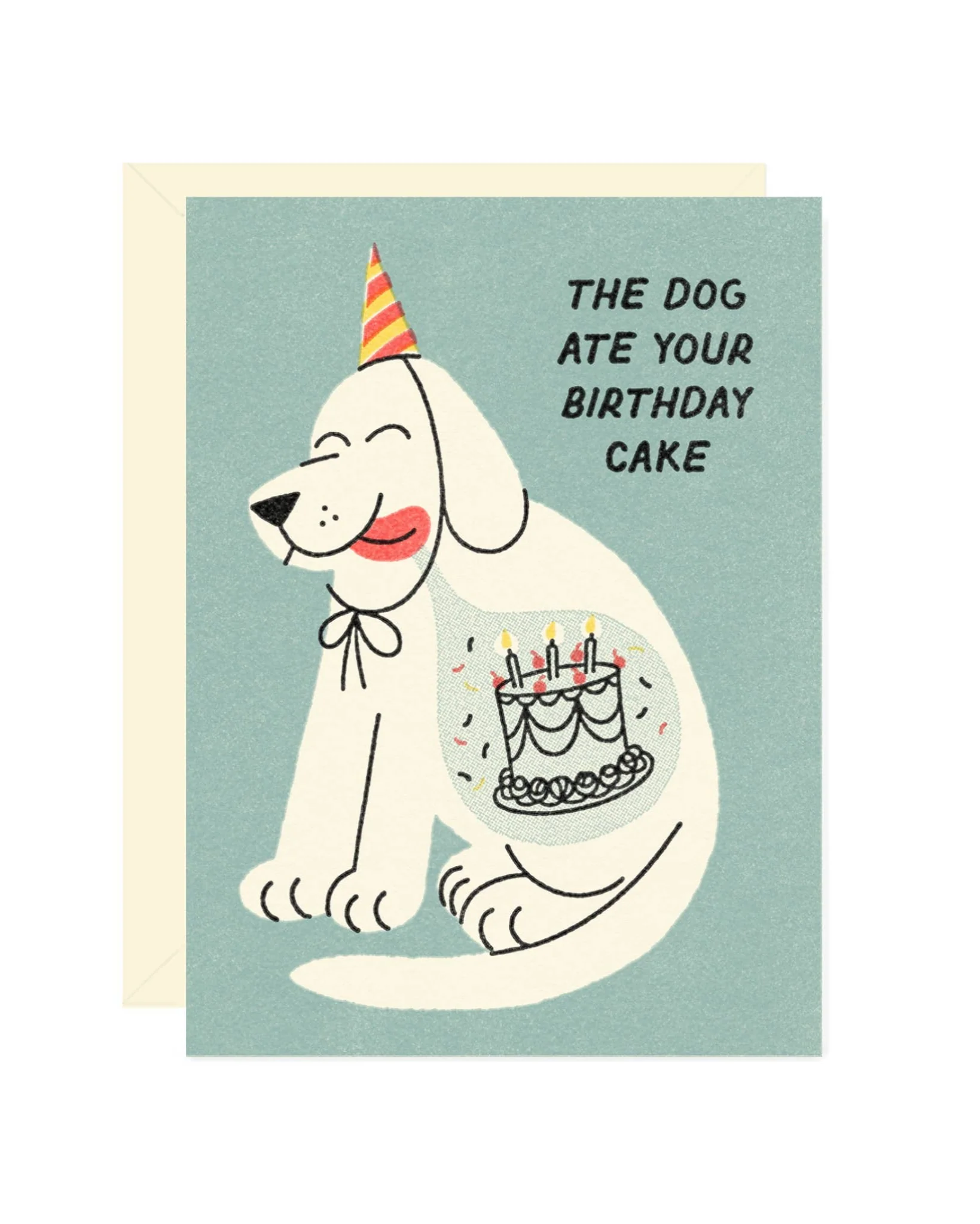 Dog Ate Your Cake Birthday Card